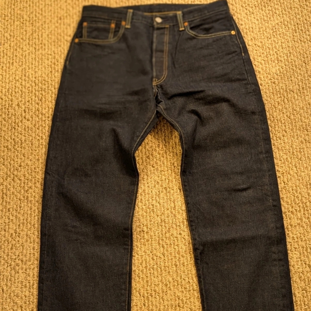 Levi's 501 150th Anniversary Selvedge 34 x 34 Denim Jeans Used